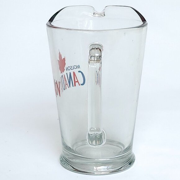 RETRO MOLSON CANADIAN BEER PITCHER GLASS LARGE Arcoroc - Picture 5 of 6